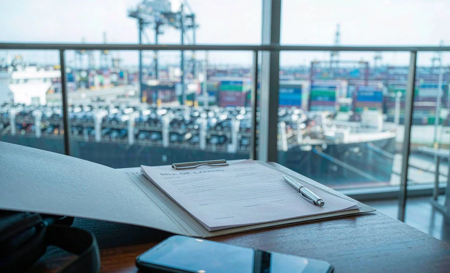 Vehicle export documents and containers