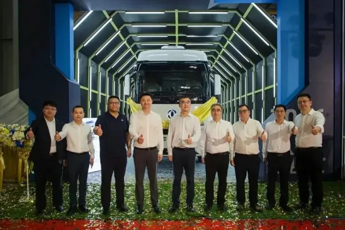 Dongfeng Southeast Asia localised plant first truck off the line